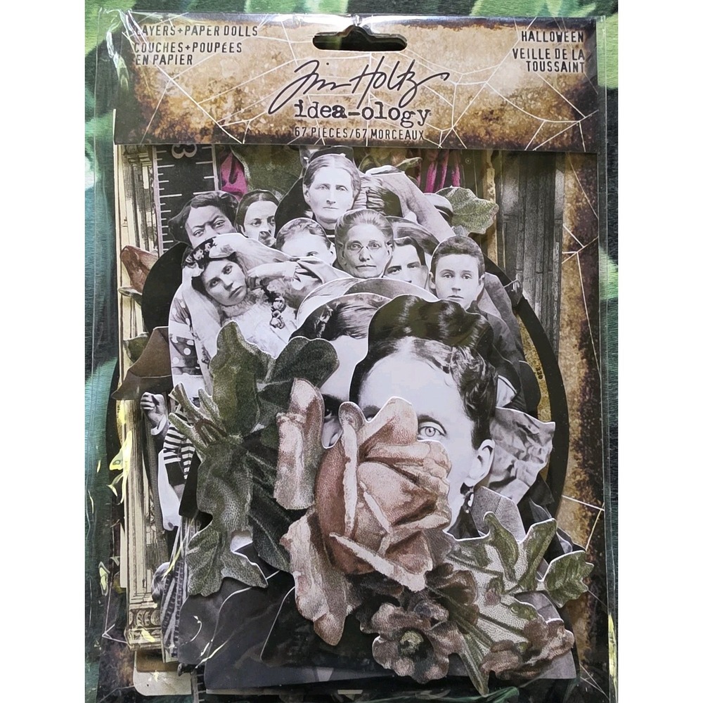 Tim Holtz Layers + Paperdolls Halloween Idea-ology TH94441 Vintage Photo 2025